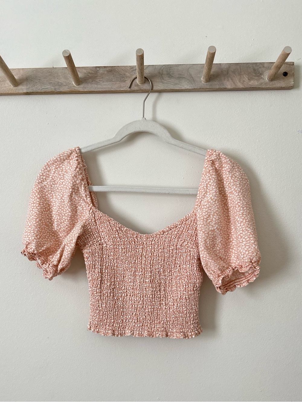 Abercrombie & Fitch Linen Blend Floral Top Size XS